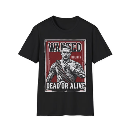 The Gangster Wanted Dead or Alive Unisex Softstyle T-Shirt